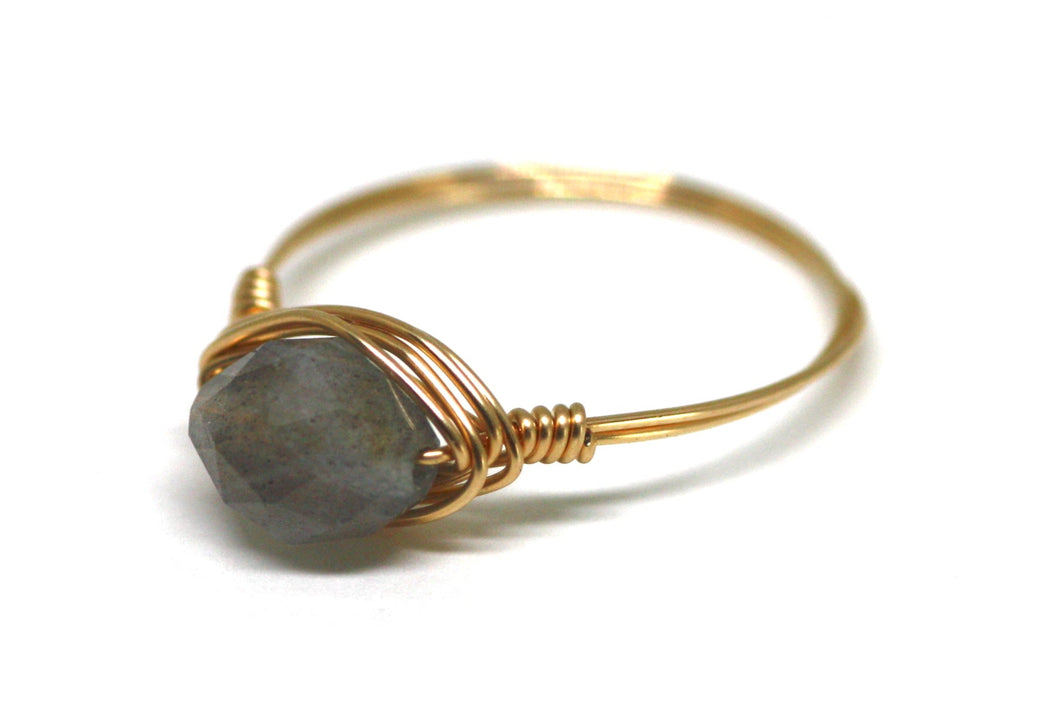 Labradorite Oval Ring
