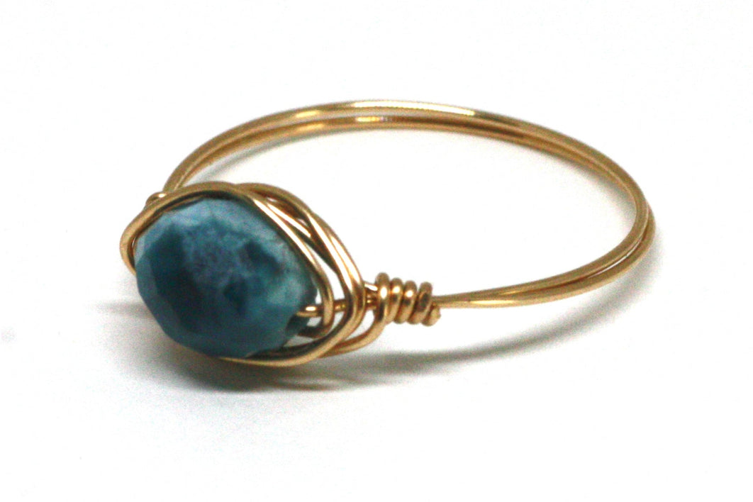 Amazonite Oval Ring