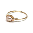 Small Pink Pearl Ring