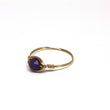 Amethyst Small Oval Ring