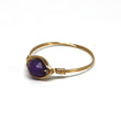 Amethyst Small Oval Ring