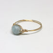 Aquamarine Oval Ring