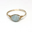 Aquamarine Oval Ring