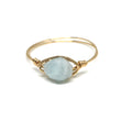 Aquamarine Oval Ring