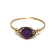 Amethyst Small Oval Ring