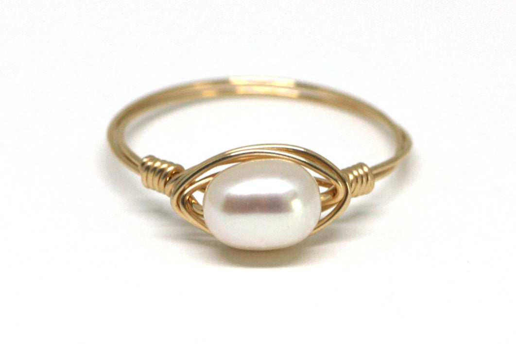 White Pearl Ring