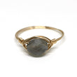 Labradorite Oval Ring