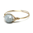 Aquamarine Oval Ring