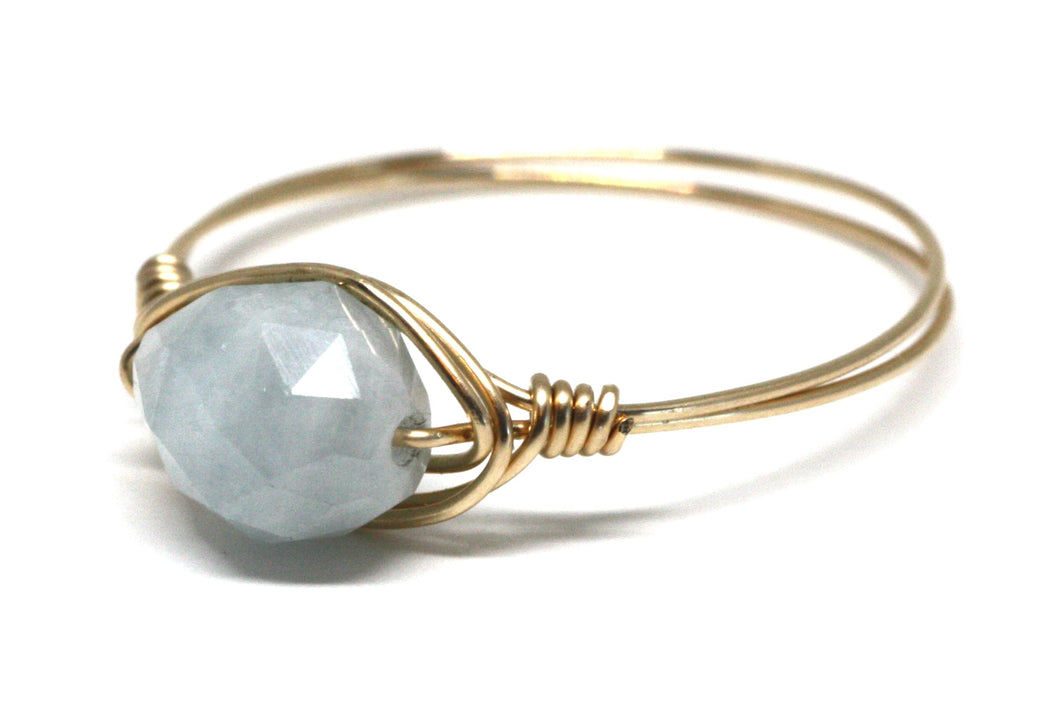 Aquamarine Oval Ring