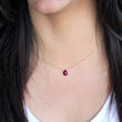 Aquamarine Nugget Small Pendant Necklace