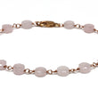 Rose Quartz Bracelet in Wire Wrapped Rose Gold