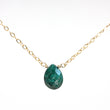 Emerald Small Pendant Necklace