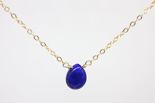Lapis Lazuli Small Pendant Necklace