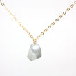 Aquamarine Nugget Small Pendant Necklace