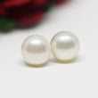 White Pearl Stud Earrings 5.5-6mm