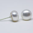 White Pearl Stud Earrings 7-7.5mm