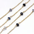Sapphire Wire Wrapped Layering Necklace