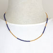 Lapis Lazuli and Gold Wrap Bracelet