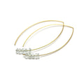 Aquamarine Marquise Earrings in Gold