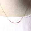 Pink Pearl Bar Necklaces in Gold — P'tite Jolie