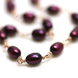 Nathalia Wire Wrapped Gemstone Bracelet in Rose Gold Filled CLEARANCE