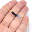 Sapphire Petite Bar Bracelet