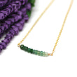 Emerald Petite Bar Bracelet