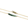 Emerald Petite Bar Bracelet