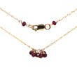 Garnet Mini Cluster Necklace