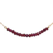 Garnet Bar Necklace
